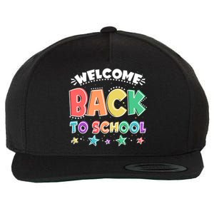 Cute Colorful Welcome Back To School Wool Snapback Cap