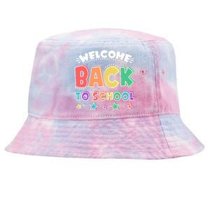 Cute Colorful Welcome Back To School Tie-Dyed Bucket Hat