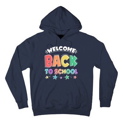 Cute Colorful Welcome Back To School Hoodie