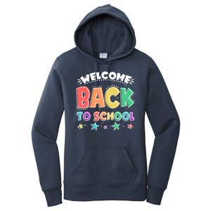 Cute Colorful Welcome Back To School Women's Pullover Hoodie