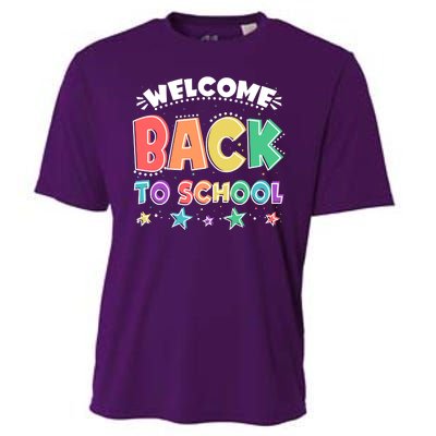 Cute Colorful Welcome Back To School Cooling Performance Crew T-Shirt