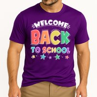 Cute Colorful Welcome Back To School Performance Shirt