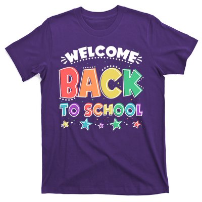 Cute Colorful Welcome Back To School T-Shirt