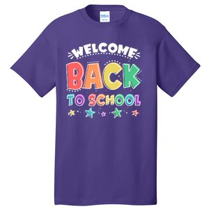 Cute Colorful Welcome Back To School Tall T-Shirt