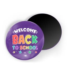 Cute Colorful Welcome Back To School Magnet