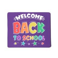 Cute Colorful Welcome Back To School Mousepad