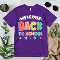 Cute Colorful Welcome Back To School Premium T-Shirt