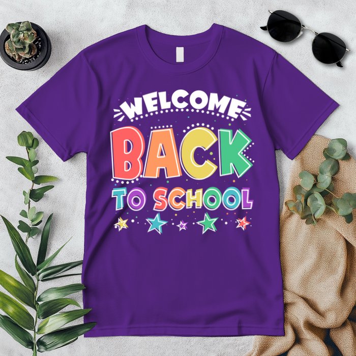 Cute Colorful Welcome Back To School Premium T-Shirt