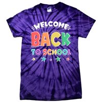 Cute Colorful Welcome Back To School Tie-Dye T-Shirt