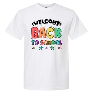 Cute Colorful Welcome Back To School Garment-Dyed Heavyweight T-Shirt