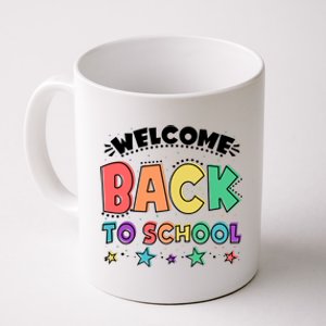 Cute Colorful Welcome Back To School Coffee Mug