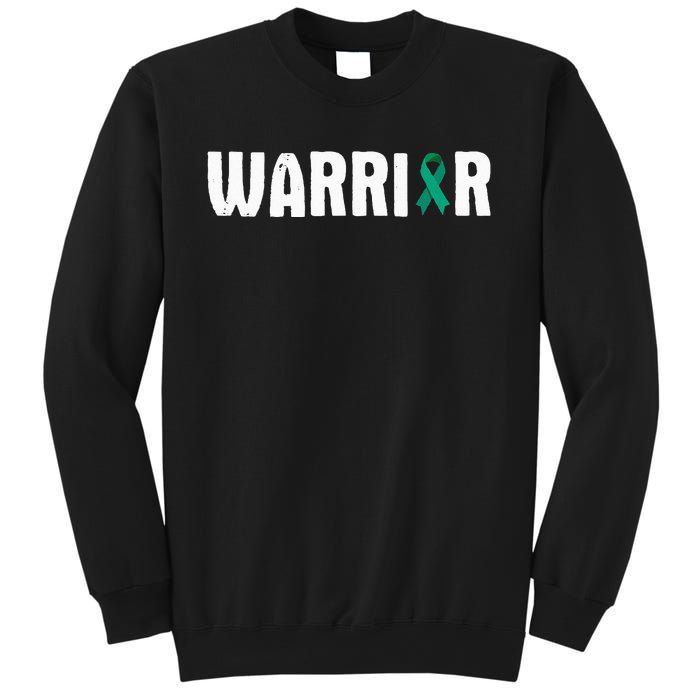 Cervical Cancer Warrior Awareness Fighter Quote Saying Sweatshirt