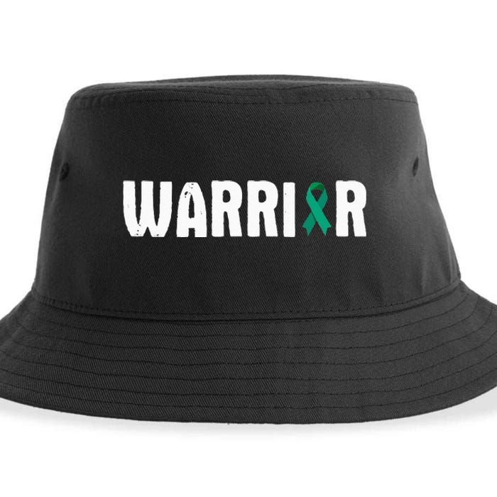 Cervical Cancer Warrior Awareness Fighter Quote Saying Sustainable Bucket Hat