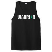 Cervical Cancer Warrior Awareness Fighter Quote Saying PosiCharge Competitor Tank