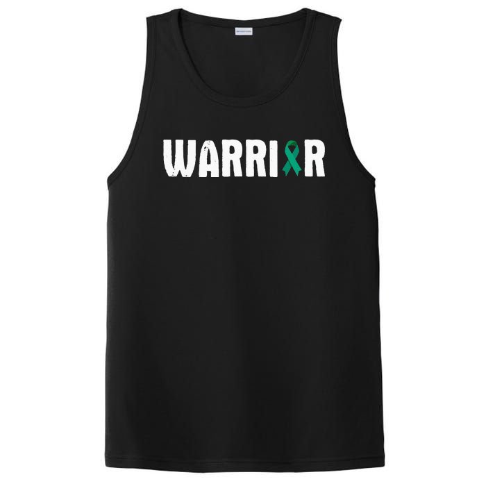 Cervical Cancer Warrior Awareness Fighter Quote Saying PosiCharge Competitor Tank