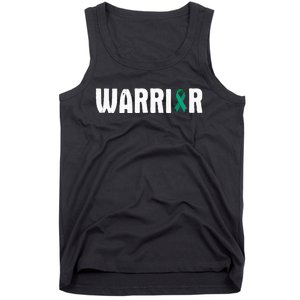 Cervical Cancer Warrior Awareness Fighter Quote Saying Tank Top