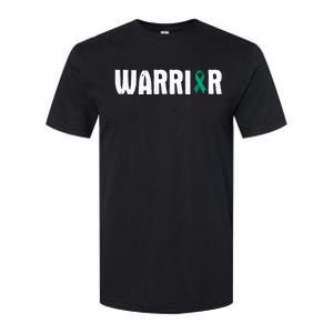 Cervical Cancer Warrior Awareness Fighter Quote Saying Softstyle CVC T-Shirt