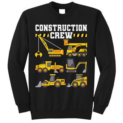 Construction Crew Worker Excavator Sweatshirt