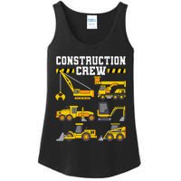 Construction Crew Worker Excavator Ladies Essential Tank