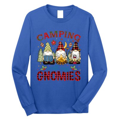 Christmas Camping With My Gnomies Camping Christmas Gift Long Sleeve Shirt