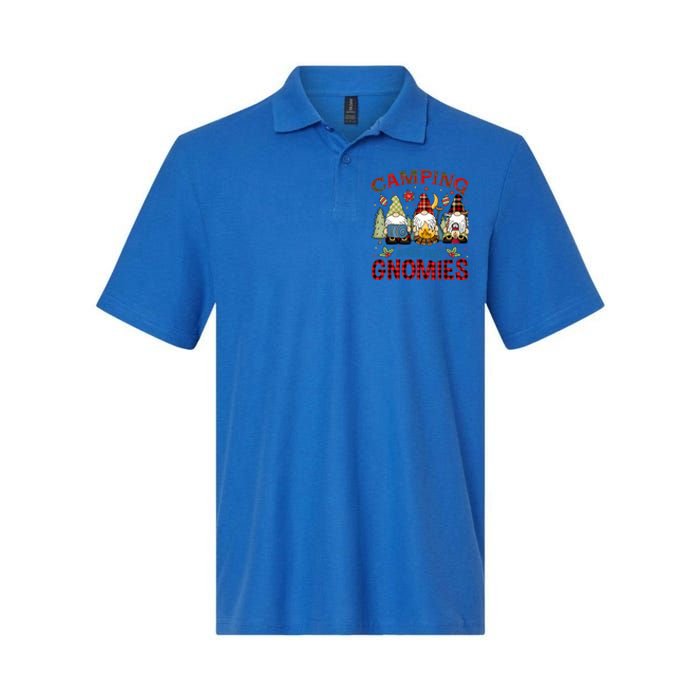 Christmas Camping With My Gnomies Camping Christmas Gift Softstyle Adult Sport Polo