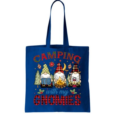 Christmas Camping With My Gnomies Camping Christmas Gift Tote Bag