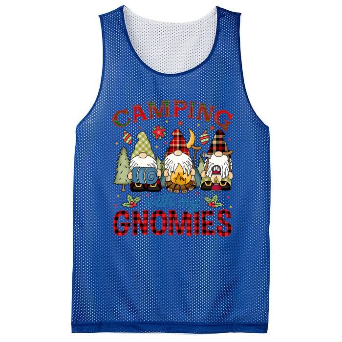 Christmas Camping With My Gnomies Camping Christmas Gift Mesh Reversible Basketball Jersey Tank