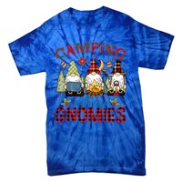 Christmas Camping With My Gnomies Camping Christmas Gift Tie-Dye T-Shirt