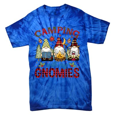 Christmas Camping With My Gnomies Camping Christmas Gift Tie-Dye T-Shirt