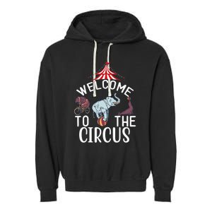 Circus Costume Wo Carnival Monday Wear Circus Staff Party Garment-Dyed Fleece Hoodie