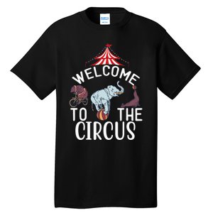 Circus Costume Wo Carnival Monday Wear Circus Staff Party Tall T-Shirt