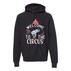 Circus Costume Wo Carnival Monday Wear Circus Staff Party Premium Hoodie