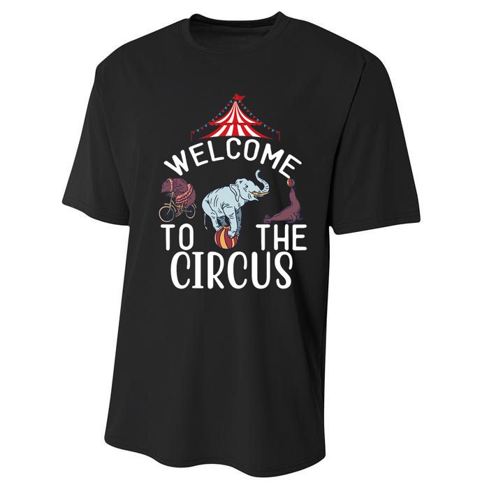 Circus Costume Wo Carnival Monday Wear Circus Staff Party Performance Sprint T-Shirt