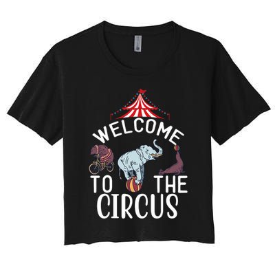 Circus Costume Wo Carnival Monday Wear Circus Staff Party Crop Top