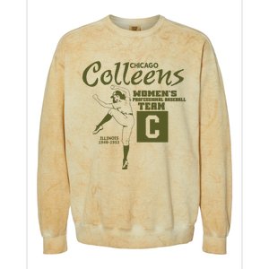 Chicago Colleens Women Professional Baseball Team 1948 Colorblast Crewneck Sweatshirt