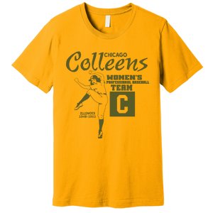 Chicago Colleens Women Professional Baseball Team 1948 Premium T-Shirt