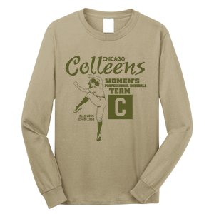 Chicago Colleens Women Professional Baseball Team 1948 Long Sleeve Shirt