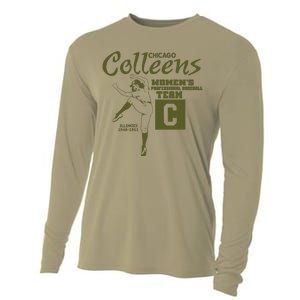 Chicago Colleens Women Professional Baseball Team 1948 Cooling Performance Long Sleeve Crew