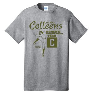 Chicago Colleens Women Professional Baseball Team 1948 Tall T-Shirt