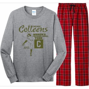 Chicago Colleens Women Professional Baseball Team 1948 Long Sleeve Pajama Set