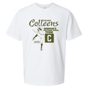 Chicago Colleens Women Professional Baseball Team 1948 Sueded Cloud Jersey T-Shirt