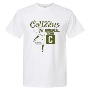 Chicago Colleens Women Professional Baseball Team 1948 Garment-Dyed Heavyweight T-Shirt