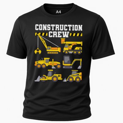 Construction Crew Worker Excavator Performance Shirt