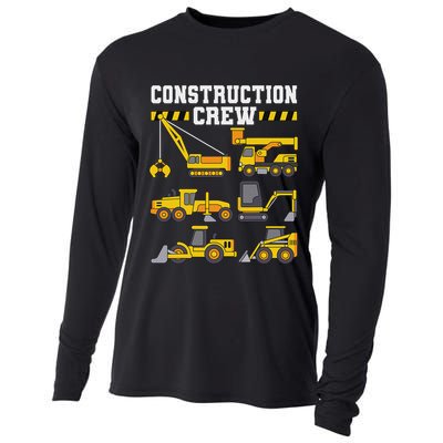 Construction Crew Worker Excavator Cooling Performance Long Sleeve Crew