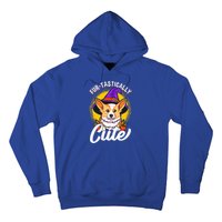 Cute Corgi Wearing Witch Hat FurTastically Cute Gift Hoodie