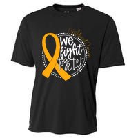 Childhood Cancer We Fight Together Cancer Awareness Fighter Cooling Performance Crew T-Shirt