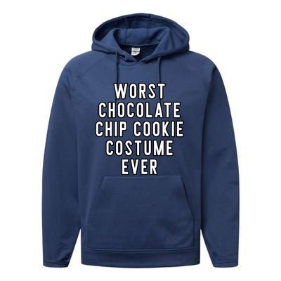 Couples Costume Worst Chocolate Chip Cookie Costume Ever Gift Performance Fleece Hoodie