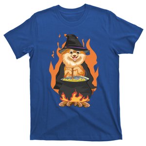 Cute Corgi With Witch Hat Corgi Halloween Cute Gift T-Shirt