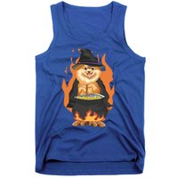 Cute Corgi With Witch Hat Corgi Halloween Cute Gift Tank Top