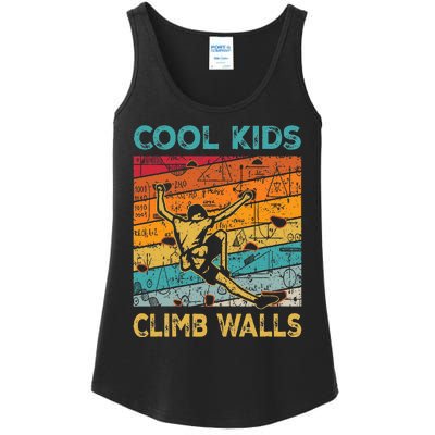 Cool Climb Walls Extreme Sport Rock Climbing Bouldering Ladies Essential Tank